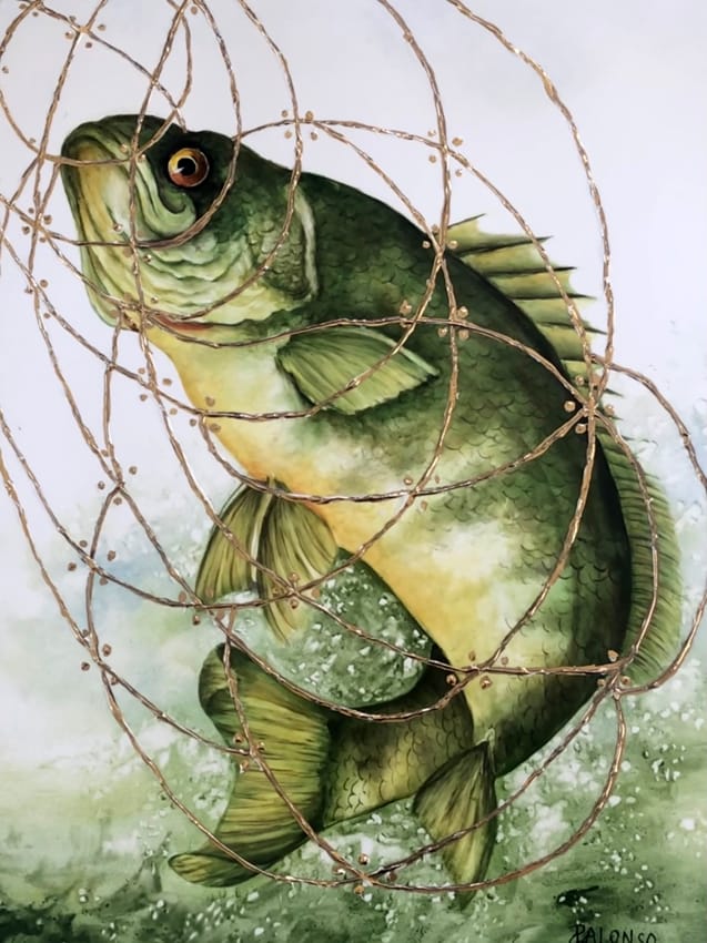 Pily Batt - 'Fish in Net'